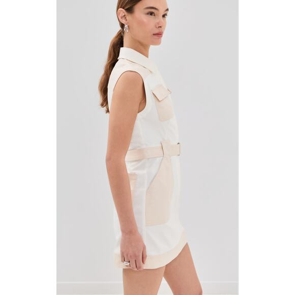 Simkhai Esmee Mini Dress in Ivory Multi 6 - Picture 2 of 5